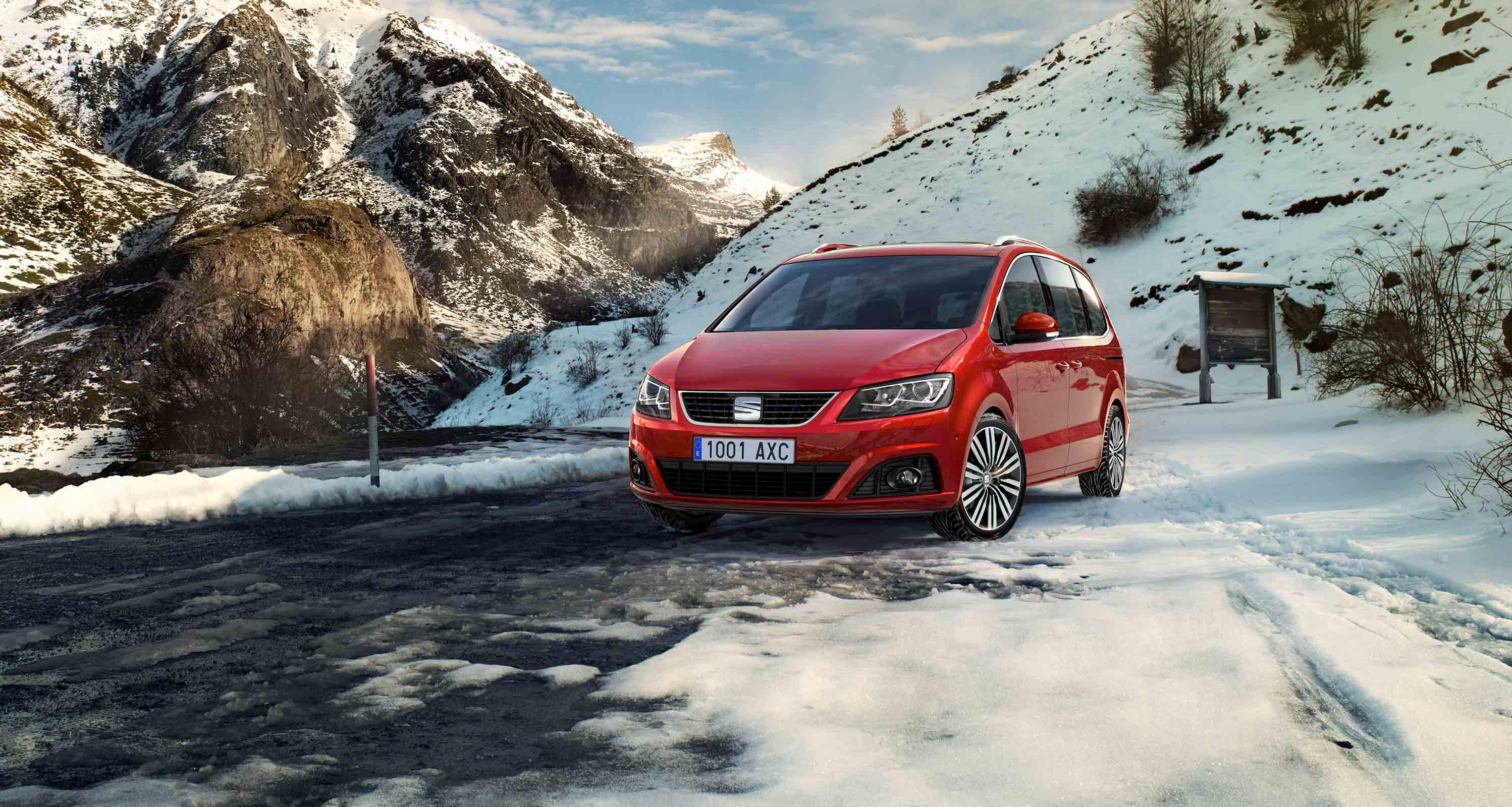 SEAT Alhambra ģiemenes automašīna. Drošākās ģimenes automašīnas iezīmes