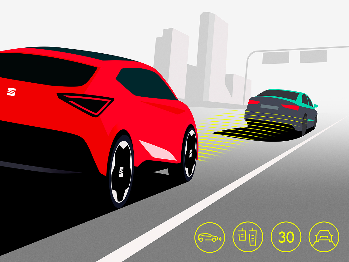 drošības un braukšanas paka XL pilnveido SEAT Arona dizainu un padara braukšanu drošāku