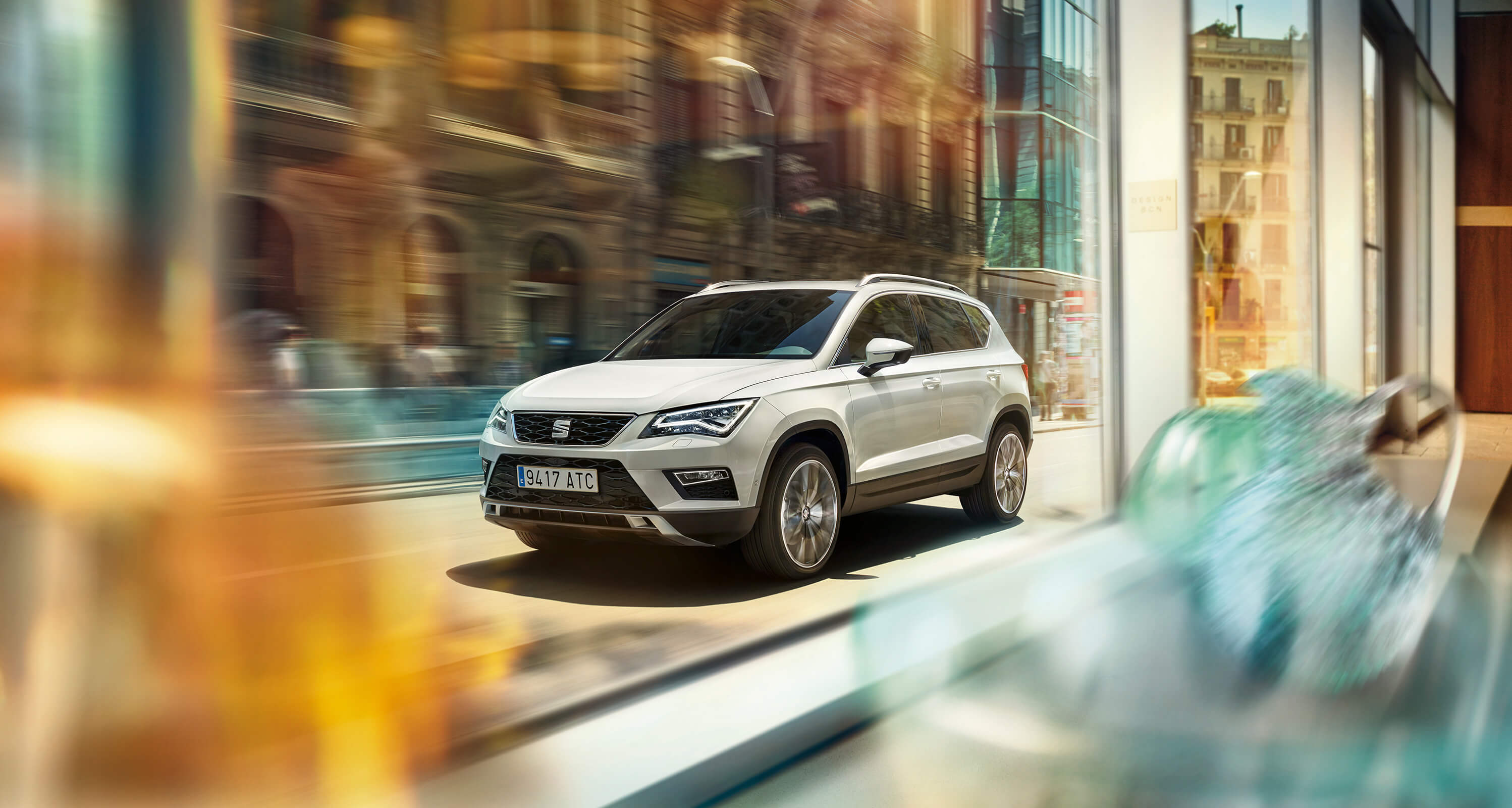 SEAT Ateca drošs ģimenes SUV