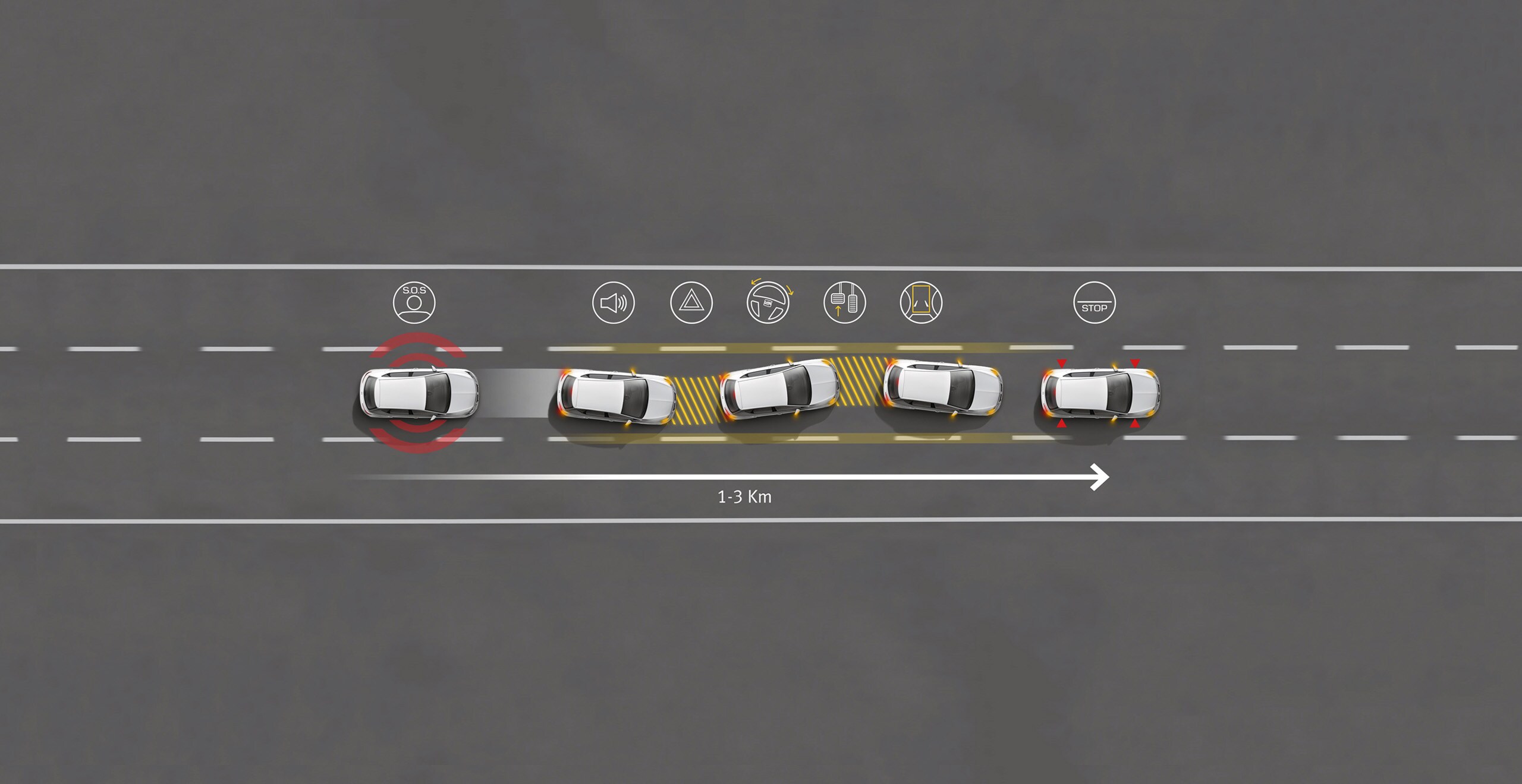 SEAT Leon 5 durvju hečbeks, kompaktas ģimenes automašīnas avārijas asistenta sistēma