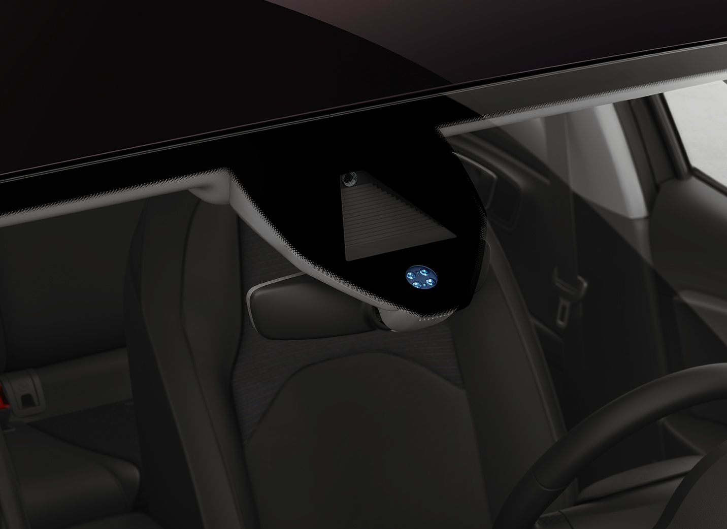 SEAT Leon 5 durvju hečbeks, kompaktas ģimenes automašīnas interjera tehnoloģijas lietus un gaismas sensori