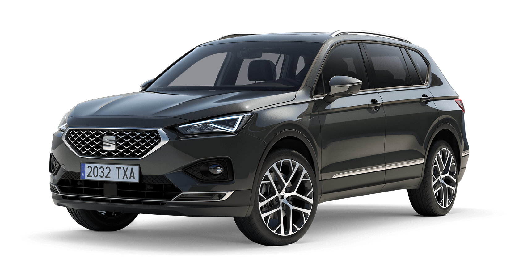 Jaunais SEAT Tarraco XPERIENCE ar 20 collu vieglmetāla diskiem Nuclear Grey pelēkā krāsā