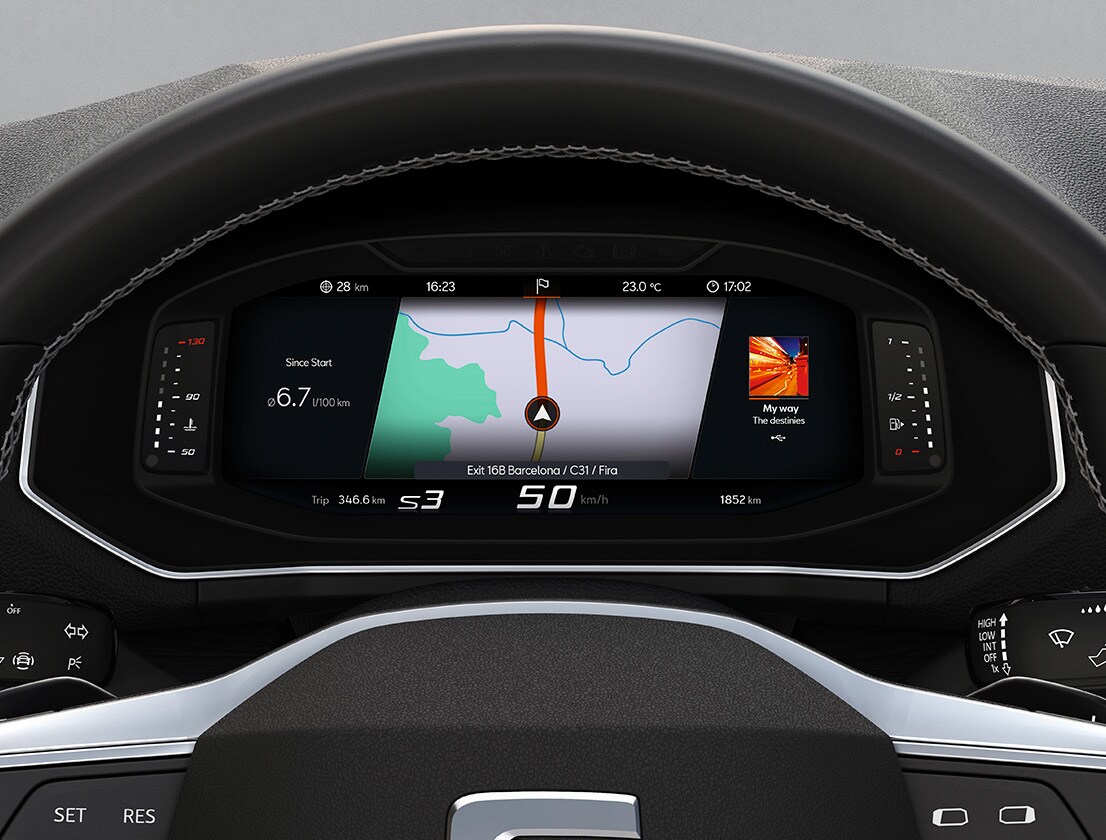 The SEAT Tarraco XPERIENCE 10.25” Digital Cockpit