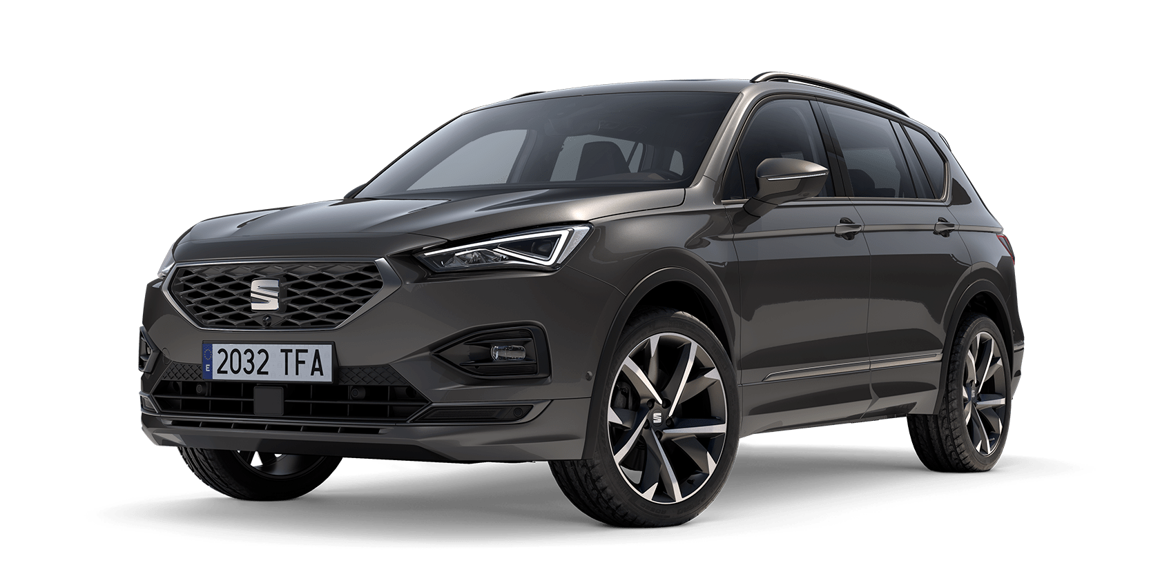 SEAT Tarraco FR in colour grey with 20” Alloy Wheels